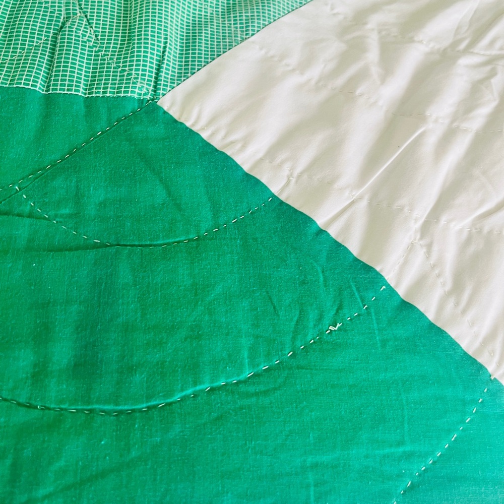 HANDMADE VIntage LONE STAR 8 point Star Pattern QUILT - Picture 11 of 17